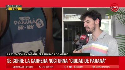 Se corre la carrera nocturna "Ciudad de Paran&aacute;"